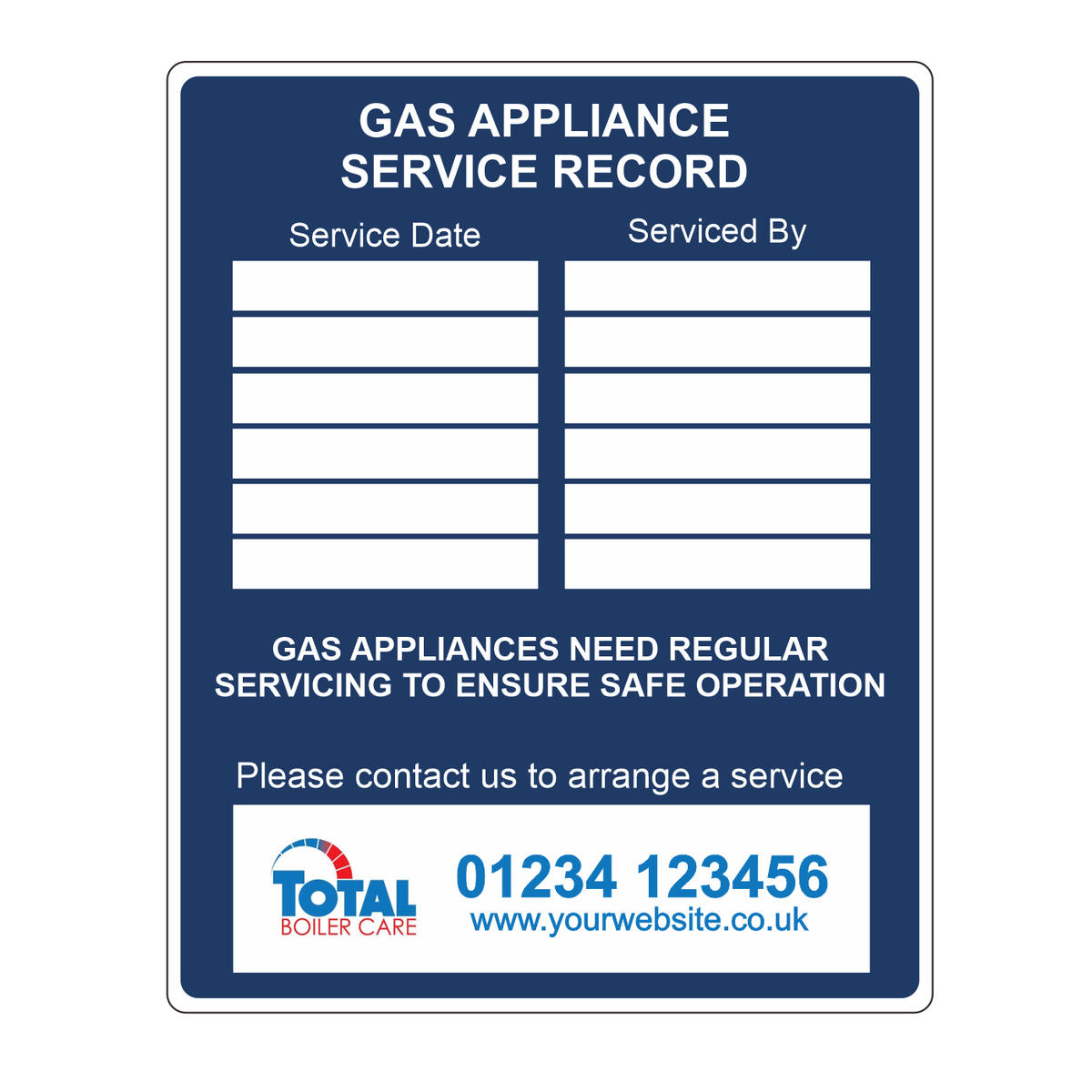 Gas Power Sticker Sticker Boss - Personalised Stickers, branding and promotional items