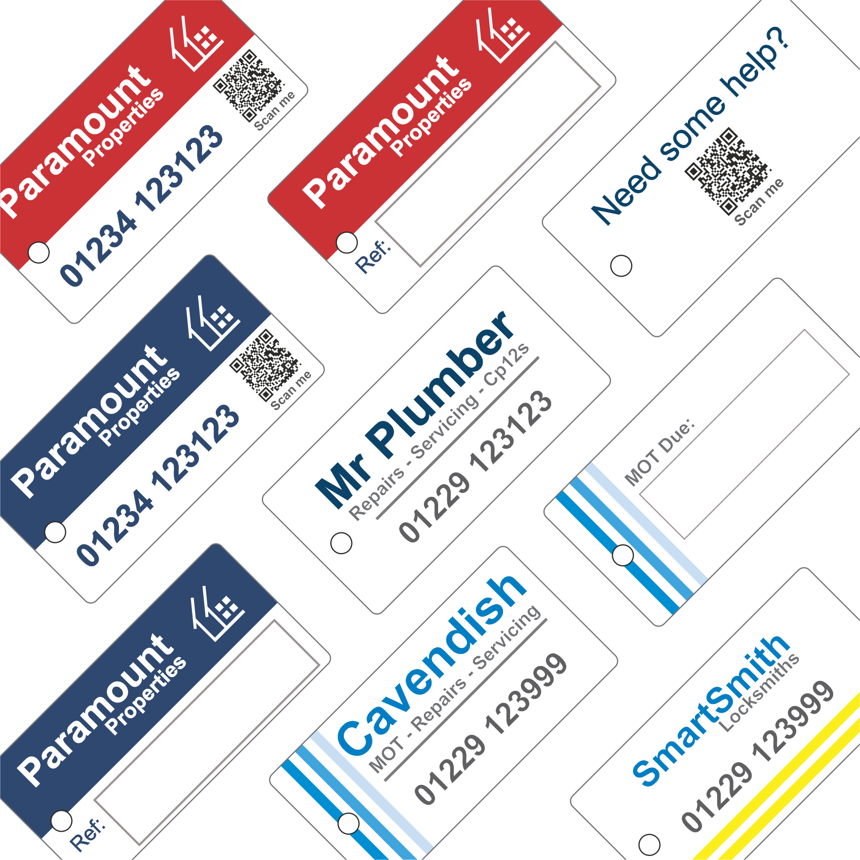 Key fob - promotional business keyrings personalised with your brand ...