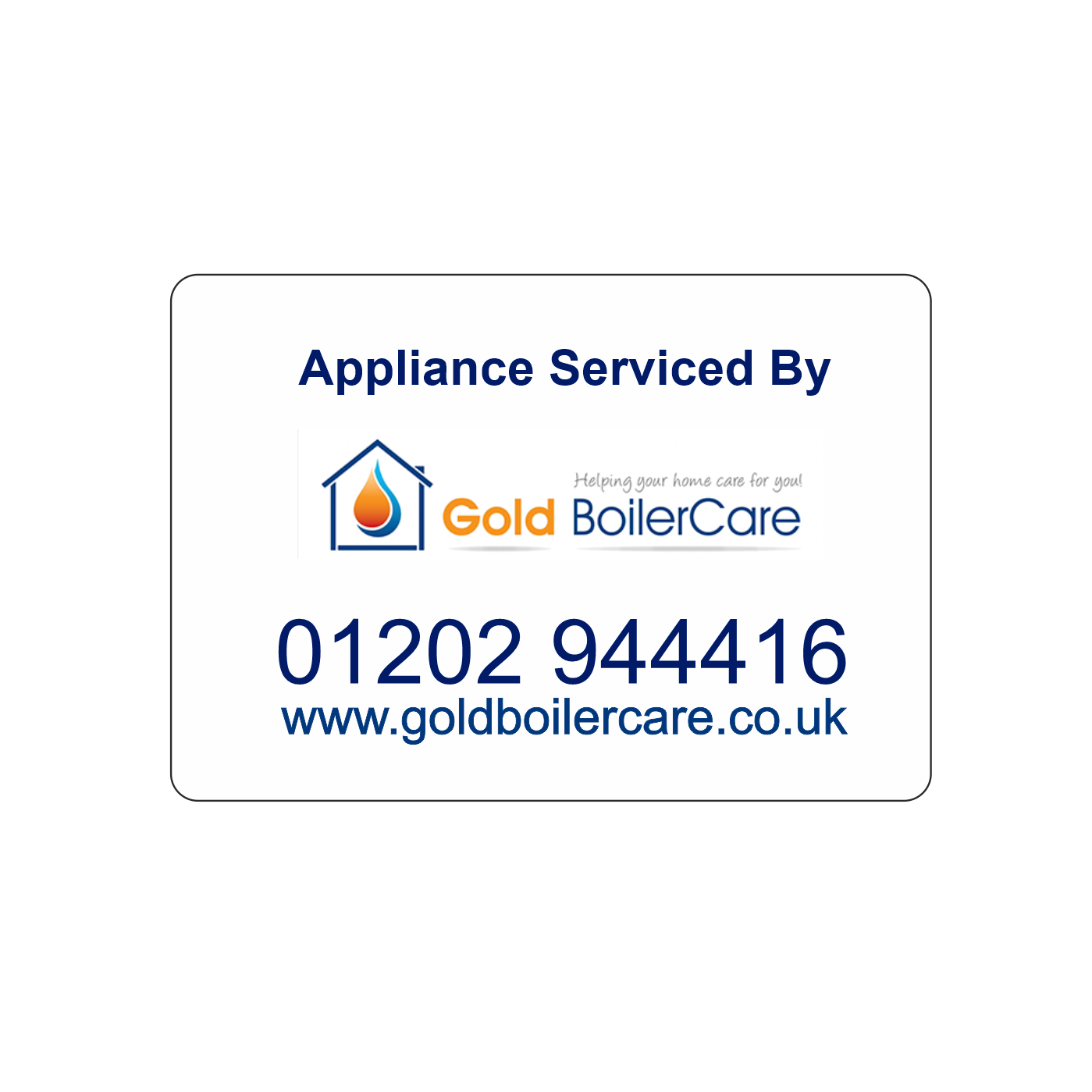 Appliance Service Branded Stickers Rectangle – Sticker Boss
